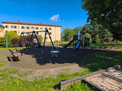 Alsungā, Rudbāržos un Kurmālē bērniem pieejami jauni rotaļu laukumi 